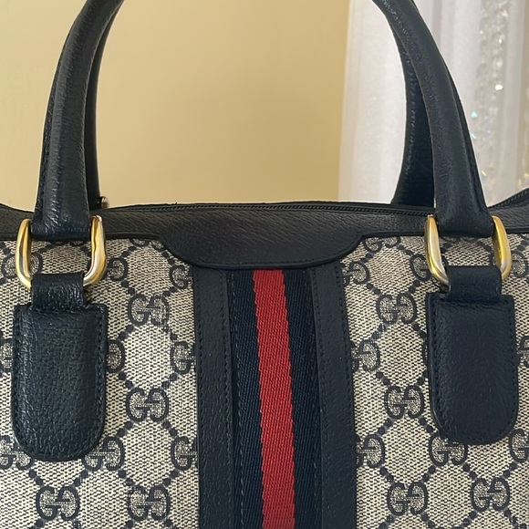 Vintage GG Web Supreme Canvas/ Professionally RESTORED  like New Outside❣️ - Picture 4 of 17